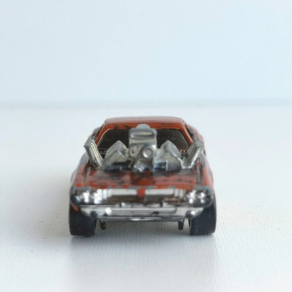 Vintage 1970 Hot Wheels Redline Rodger Dodger Orange Rare Dodge Challenger